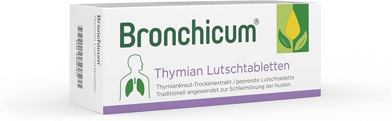 Bronchicum Thymian Lutschtabletten | Zur Schleimlösung bei Husten und ...